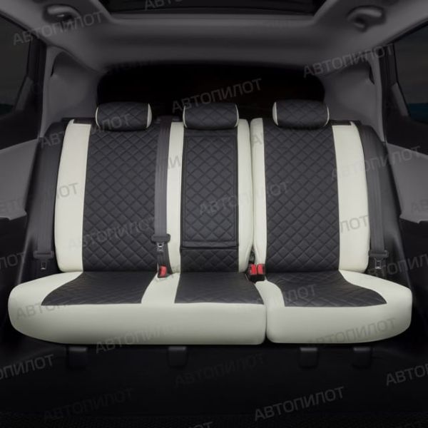 Чехлы Автопилот Экокожа Ромб на Jaecoo J7 (2023+) Чехлы Автопилот Экокожа Ромб на Jaecoo J7 (2023+)